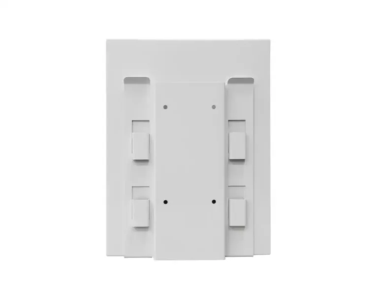 Pannello posteriore dell'armadio outdoor AETEK OS-210-360 con staffe di montaggio a parete integrate