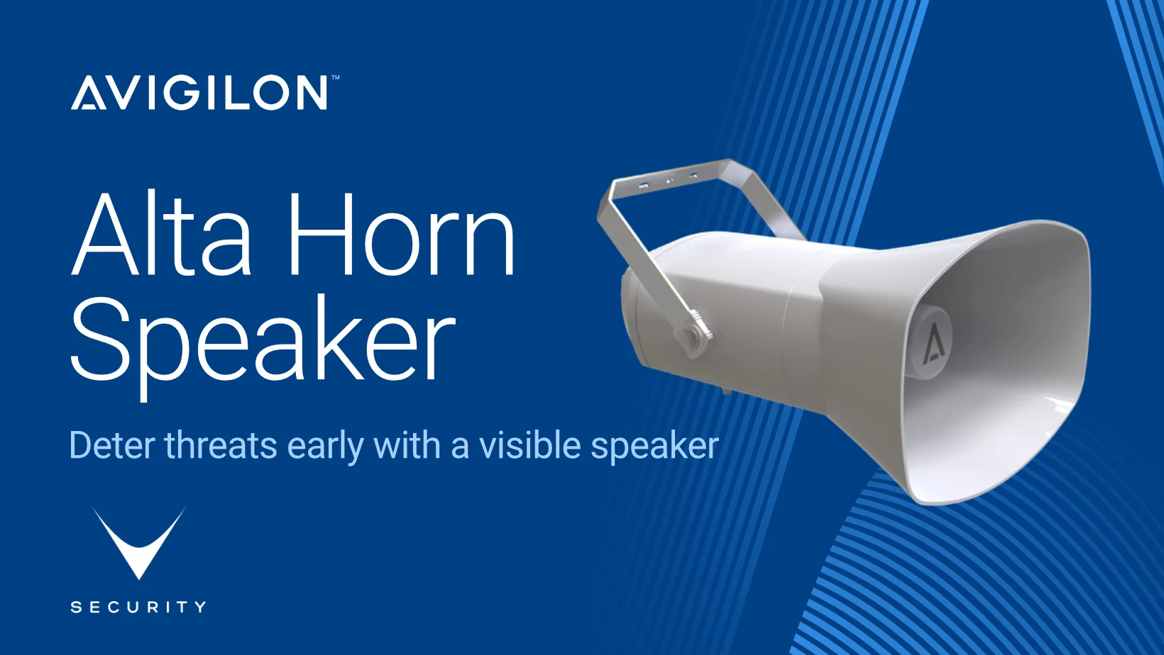Avigilon Alta Horn Speaker – deterrenza audio attiva per sistemi di sicurezza Alta Protect