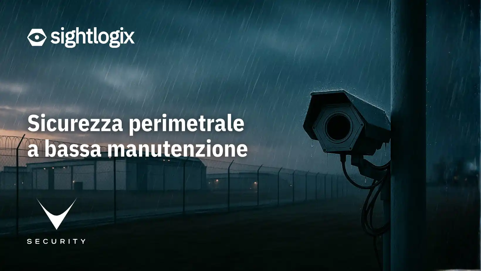 Sicurezza perimetrale a bassa manutenzione con sistema SightLogix dual-sensor AI