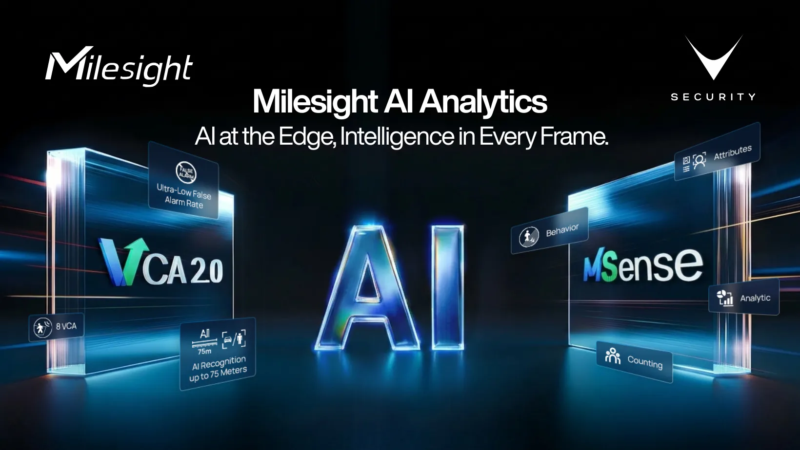 Telecamera Milesight con Edge AI per videosorveglianza intelligente al perimetro