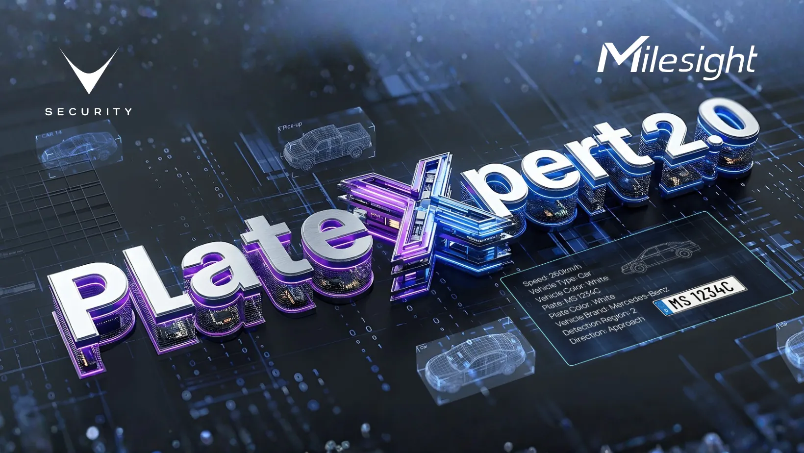 Milesight PlateXpert 2.0 riconoscimento targhe AI su telecamera traffico