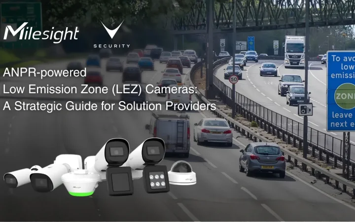 Telecamera ANPR Milesight per il controllo di una zona a traffico limitato urbana