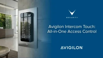 videocitofono IP con controllo accessi integrato su piattaforma cloud Avigilon Alta