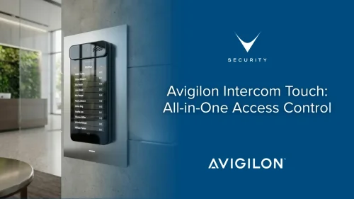 videocitofono IP con controllo accessi integrato su piattaforma cloud Avigilon Alta