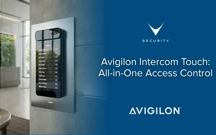 videocitofono IP con controllo accessi integrato su piattaforma cloud Avigilon Alta