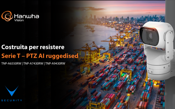 Hanwha Vision serie T telecamera PTZ ruggedized per ambienti estremi