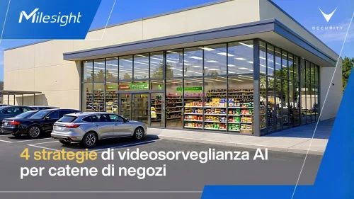 Telecamere Milesight per videosorveglianza AI in catene di negozi retail
