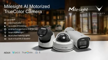 Telecamera motorizzata TrueColor Milesight Q Series per videosorveglianza notturna a colori