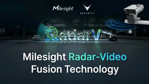 Milesight RadarV: sistema radar video fusion per il rilevamento velocità e ANPR su strada