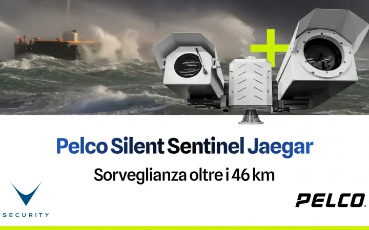 Pelco Silent Sentinel Jaegar, telecamera PTZ termica lungo raggio per perimetri critici