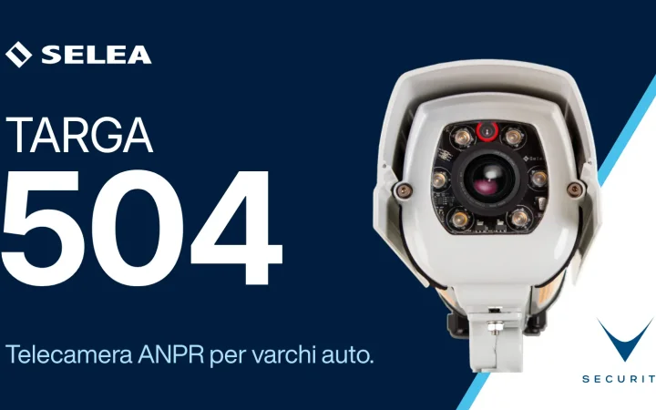 telecamera OCR-ANPR controllo accessi Targa 504 Selea per parking