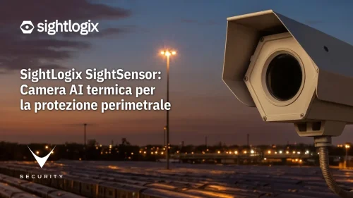 SightSensor telecamera termica AI per la protezione perimetrale di infrastrutture critiche