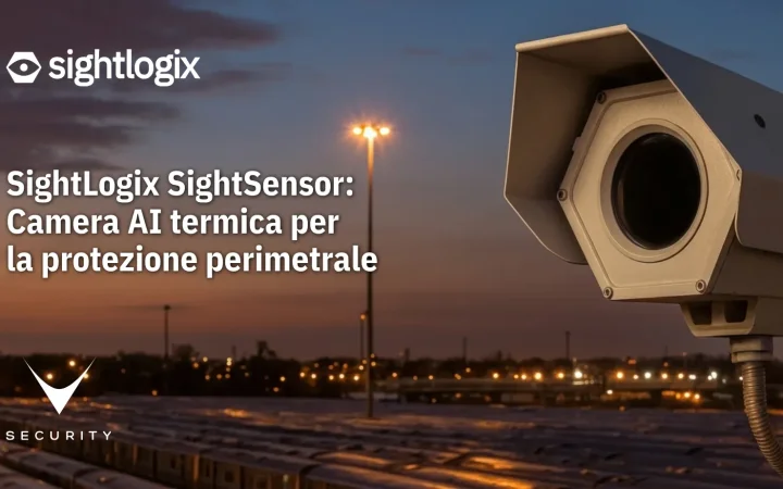 SightSensor telecamera termica AI per la protezione perimetrale di infrastrutture critiche