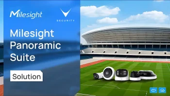 Telecamere panoramiche AI Milesight con copertura 180 e 360 gradi per videosorveglianza intelligente